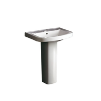 EAGO BD101E Full Pedestal Ceramic Sink